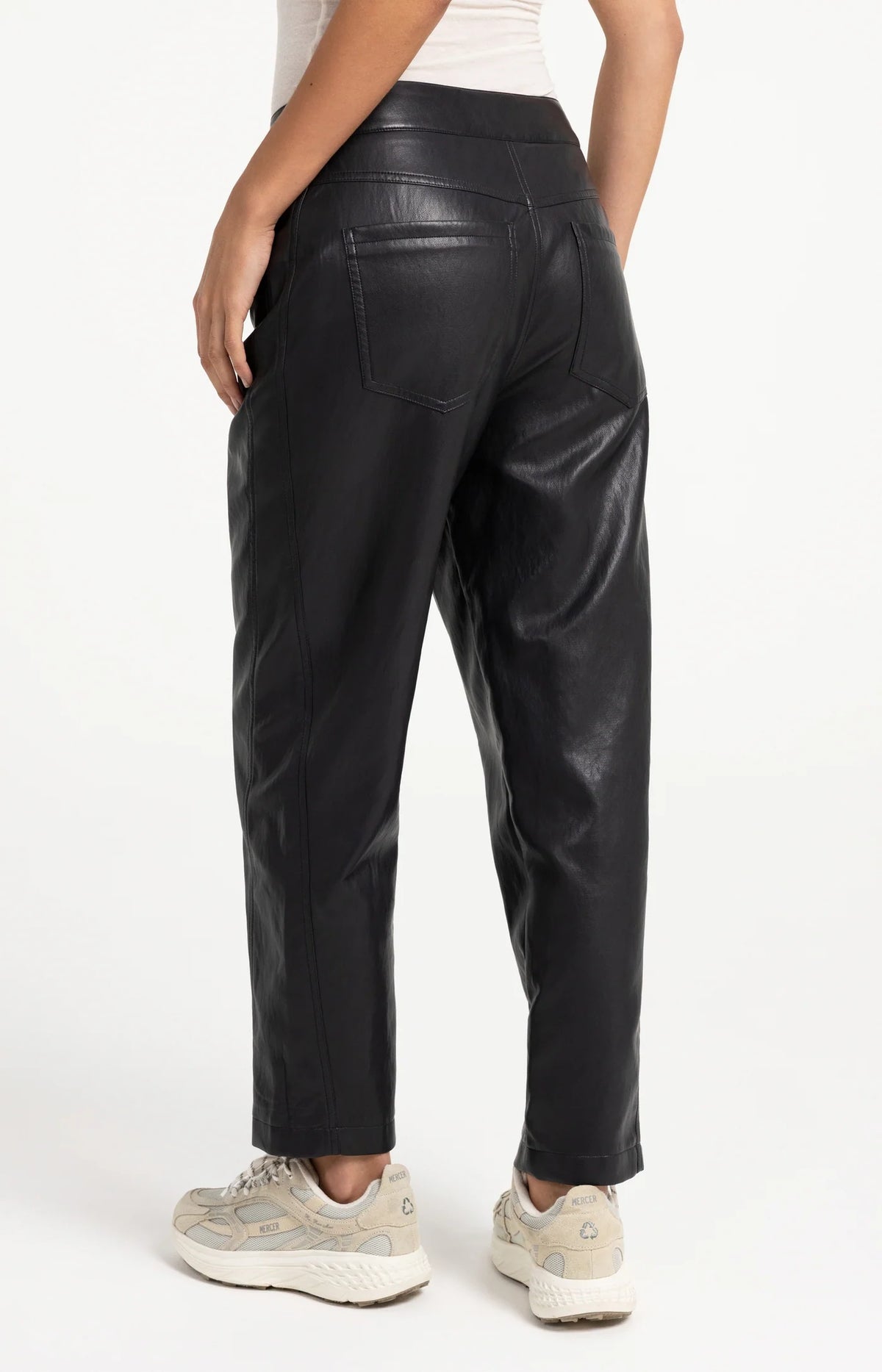 YAYA Faux Leather Trouser