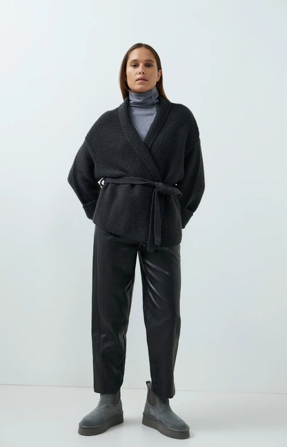 YAYA Faux Leather Trouser