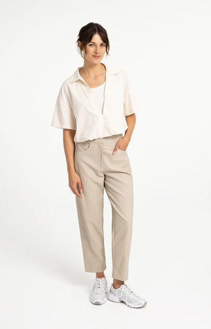 YAYA Faux Leather Trouser