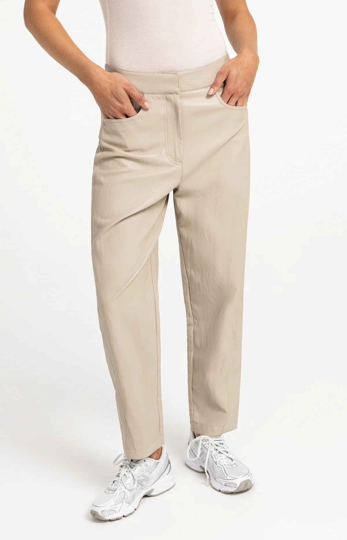 YAYA Faux Leather Trouser
