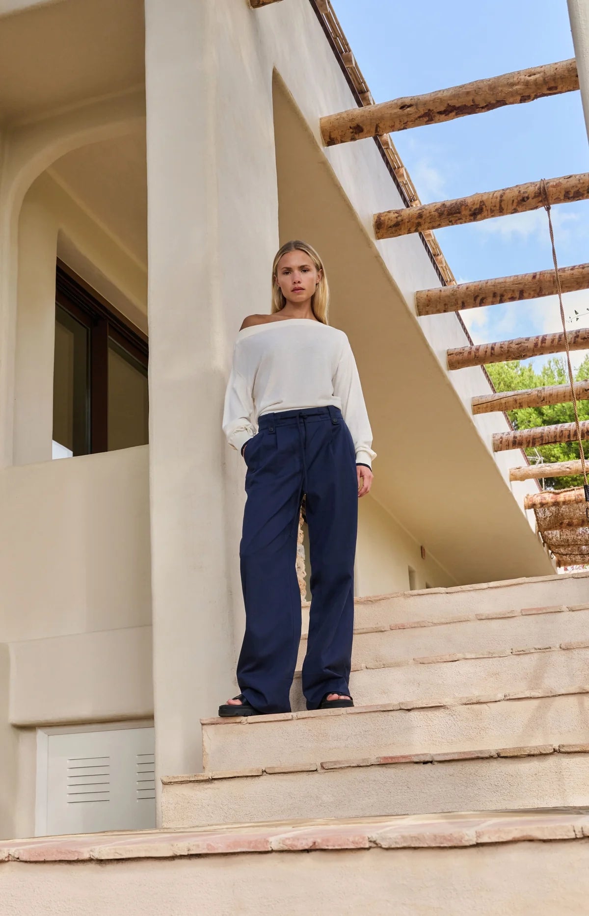 YAYA Boatneck Sweater