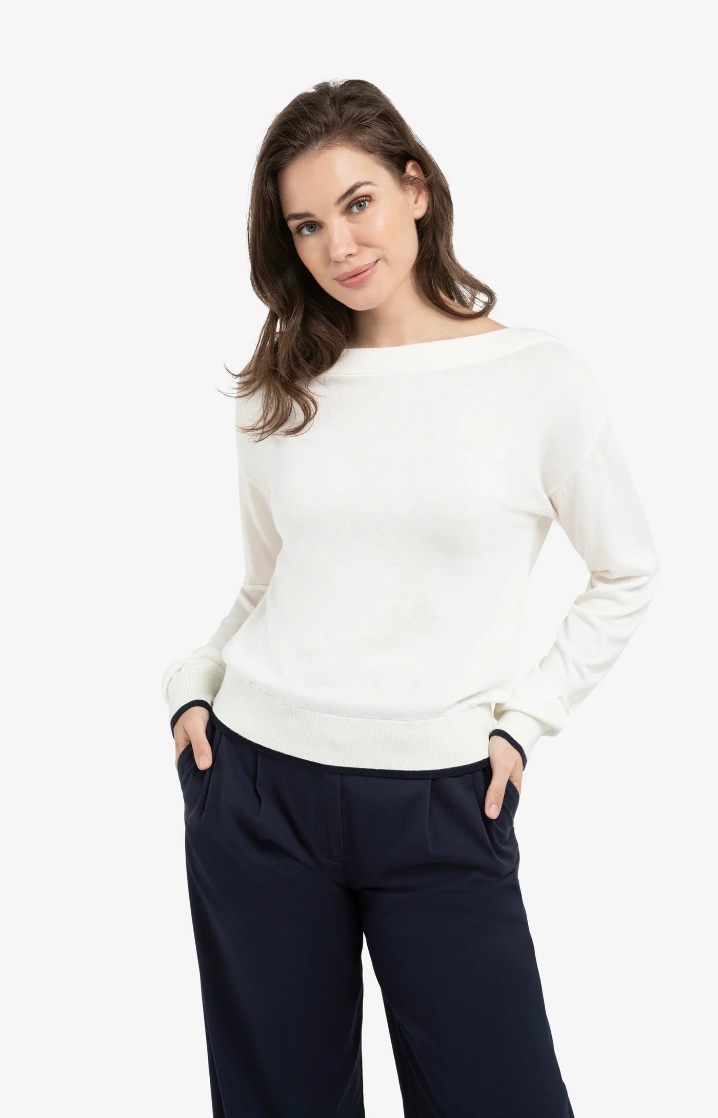YAYA Boatneck Sweater