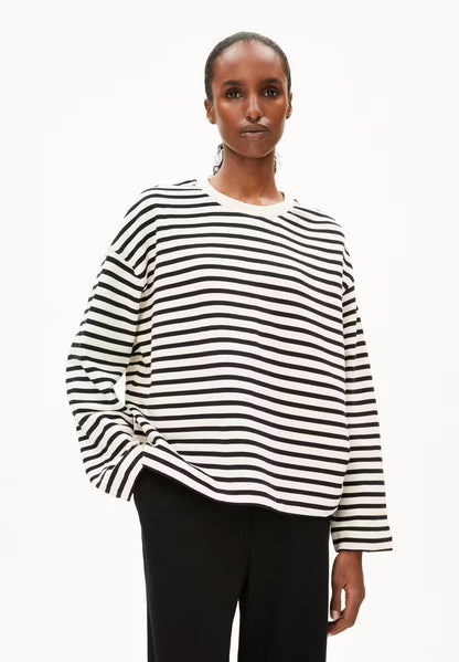 ARMEDANGELS Frankaa Stripe Sweat Shirt