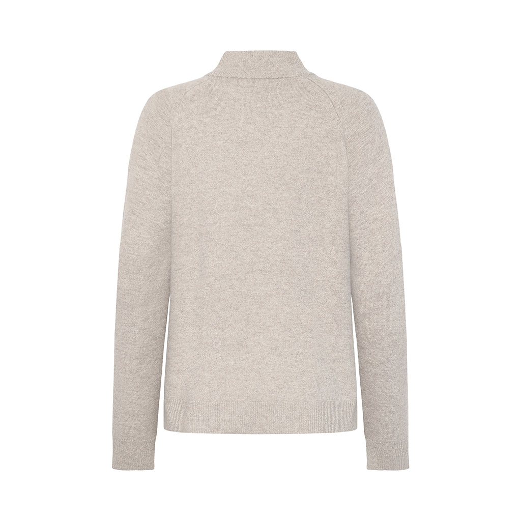 Mansted Hadid Button Neck Sweater