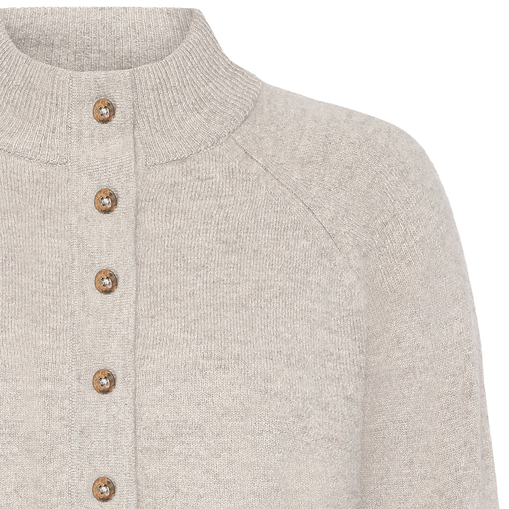 Mansted Hadid Button Neck Sweater