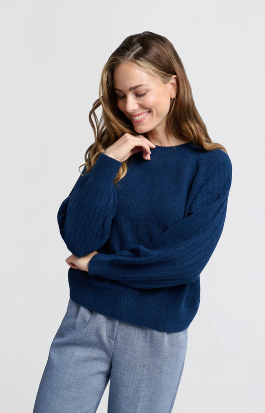 YAYA Ribbed Sweater