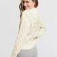 YAYA Cable Knit Sweater