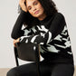 Gerry Weber Print Fine Knit Jumper