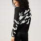 Gerry Weber Print Fine Knit Jumper