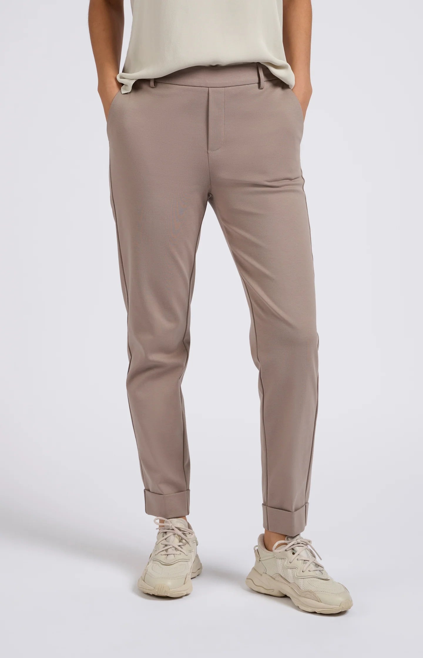 YAYA Jersey Tailored Trouser with Hem