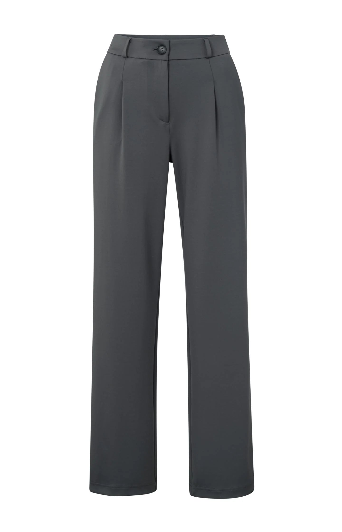 YAYA Jersey Wide Leg Trouser