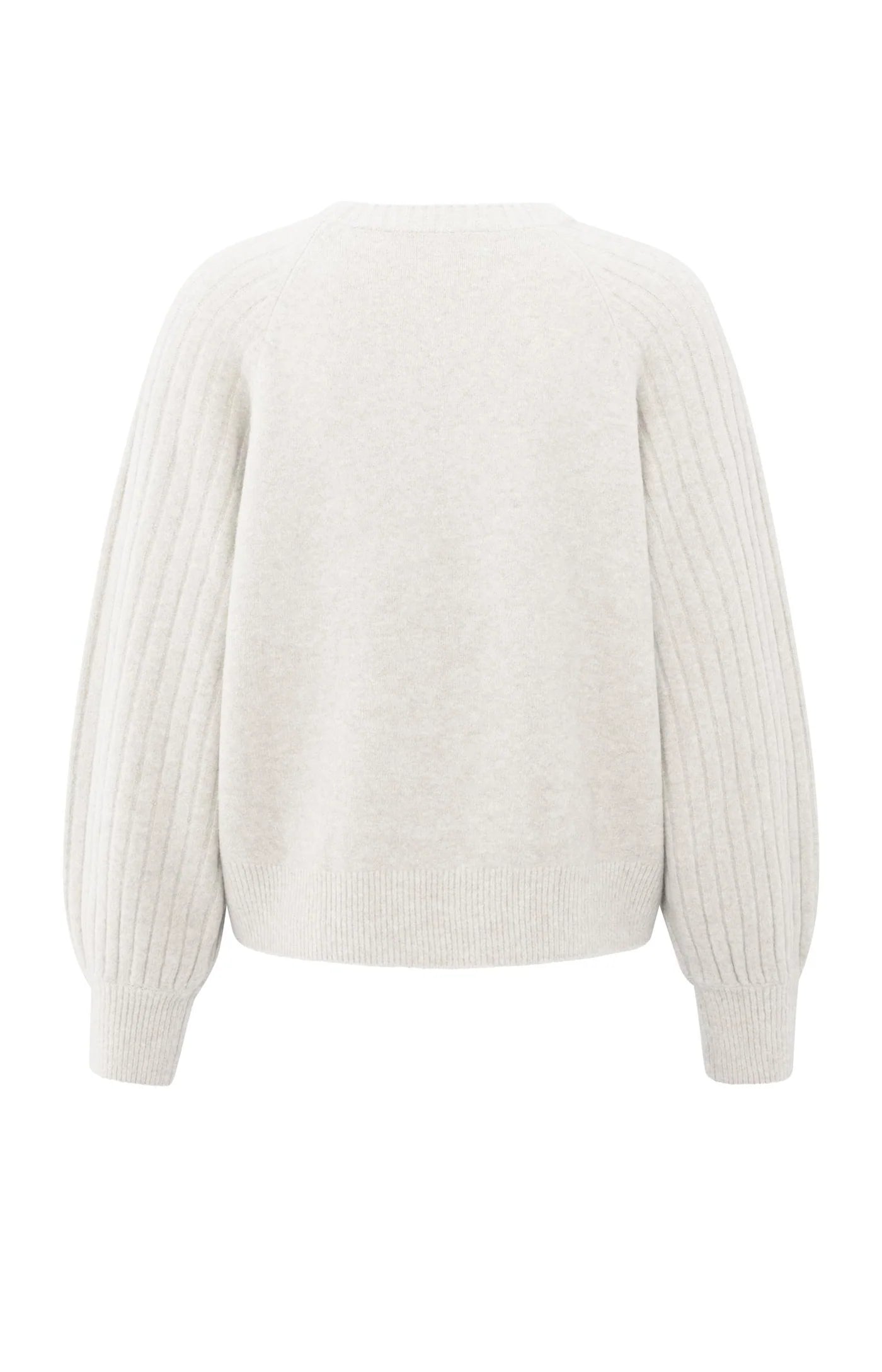 YAYA Rib Sleeve Sweater