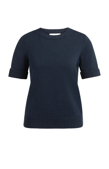 YAYA Knit Short Sleeve Top