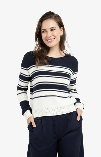 YAYA Stripe Sweater