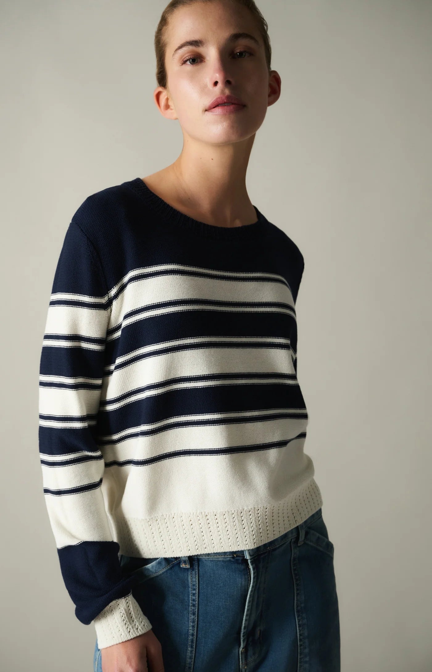 YAYA Stripe Sweater