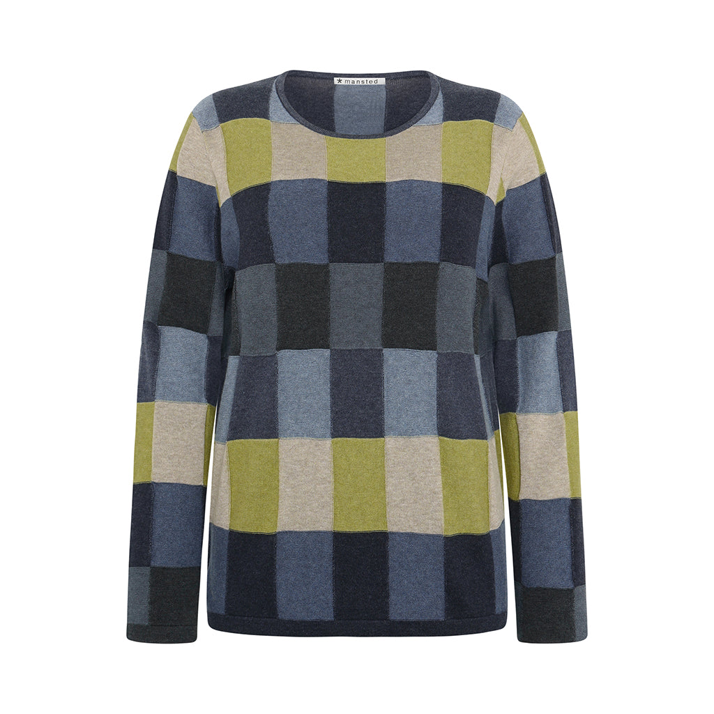Mansted Lillith Check Cotton Sweater