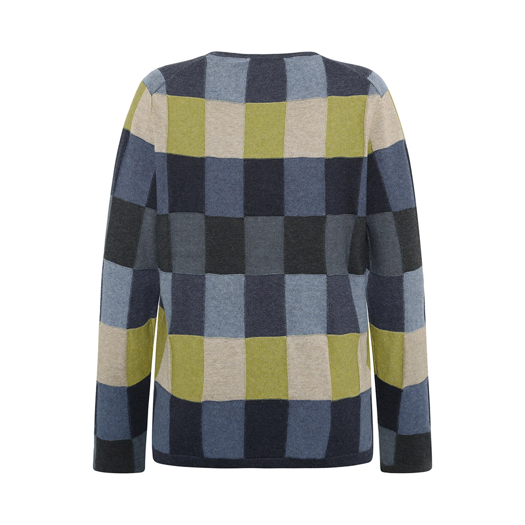 Mansted Lillith Check Cotton Sweater