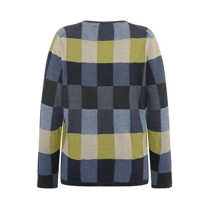 Mansted Lillith Check Cotton Sweater