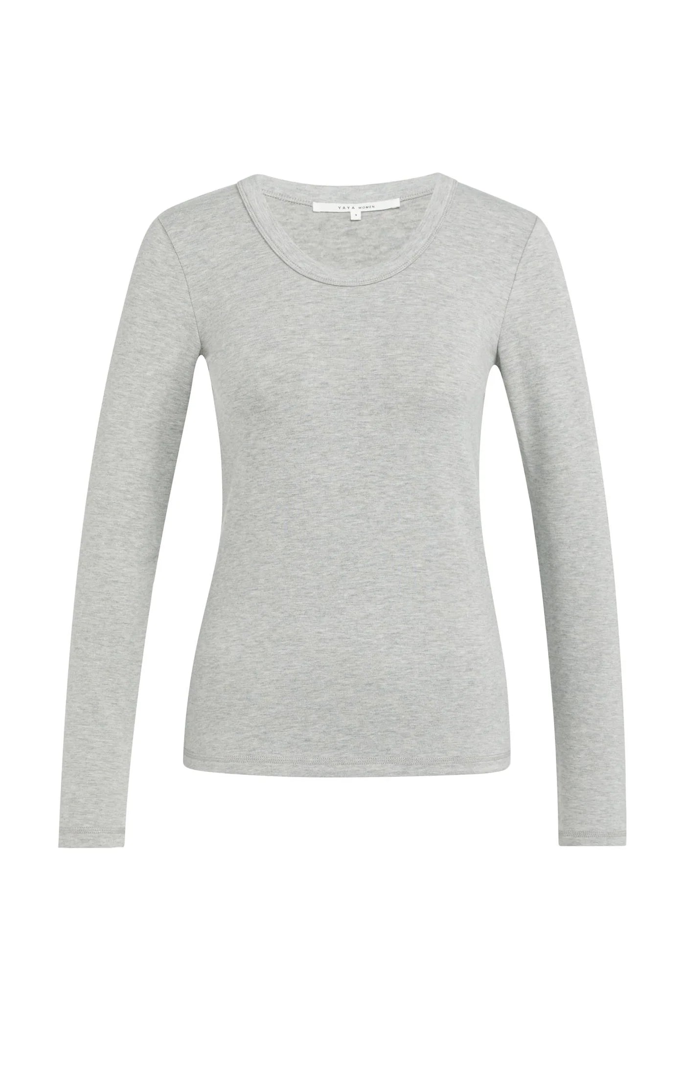 YAYA Round Neck Long Sleeve Top