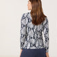 Gerry Weber Jersey Print Mock Neck Top