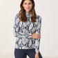 Gerry Weber Jersey Print Mock Neck Top