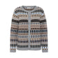 Mansted Print Wool Button Cardigan