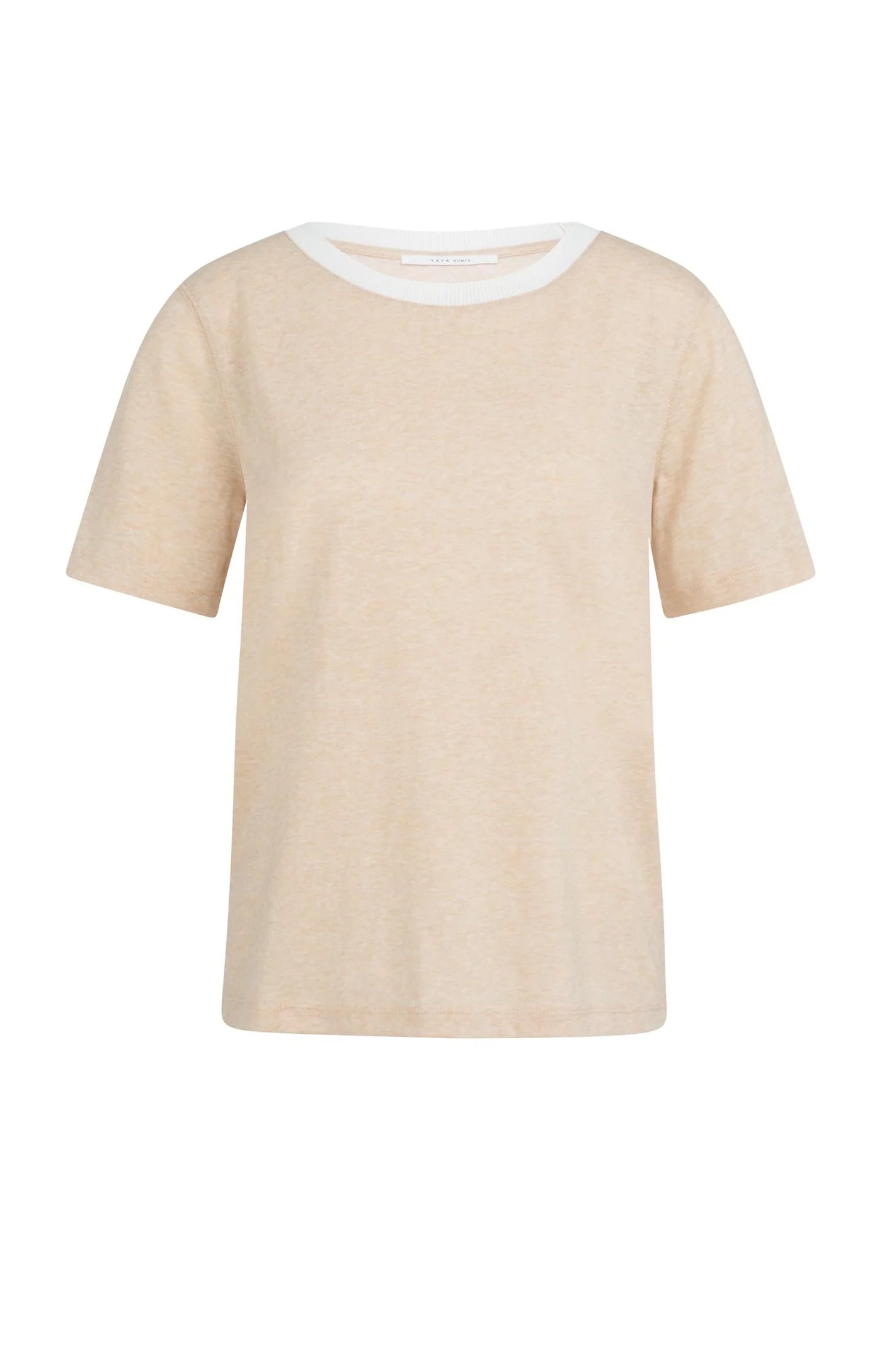 YAYA Melange Ribbed T-Shirt