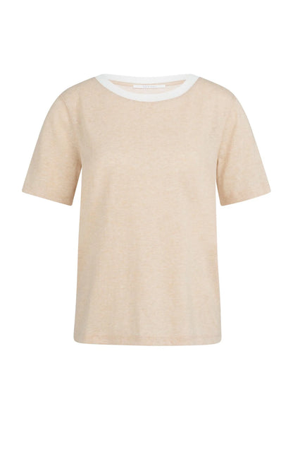 YAYA Melange Ribbed T-Shirt
