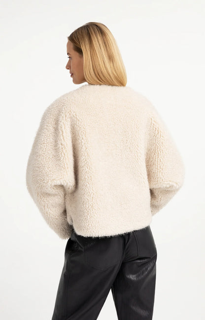 YAYA Faux Fur Jacket