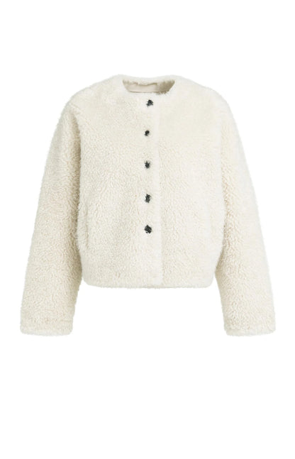 YAYA Faux Fur Jacket