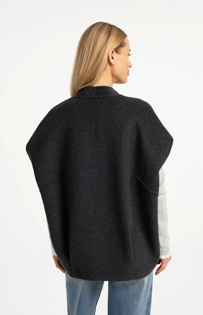 YAYA Oversized Sleeveless Trench Vest
