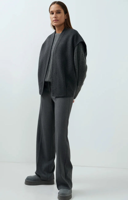 YAYA Oversized Sleeveless Trench Vest