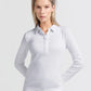 YAYA Cotton Rib Polo Long Sleeve