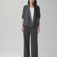 Eileen Fisher Washable Flex Ponte Wide Leg Trouser