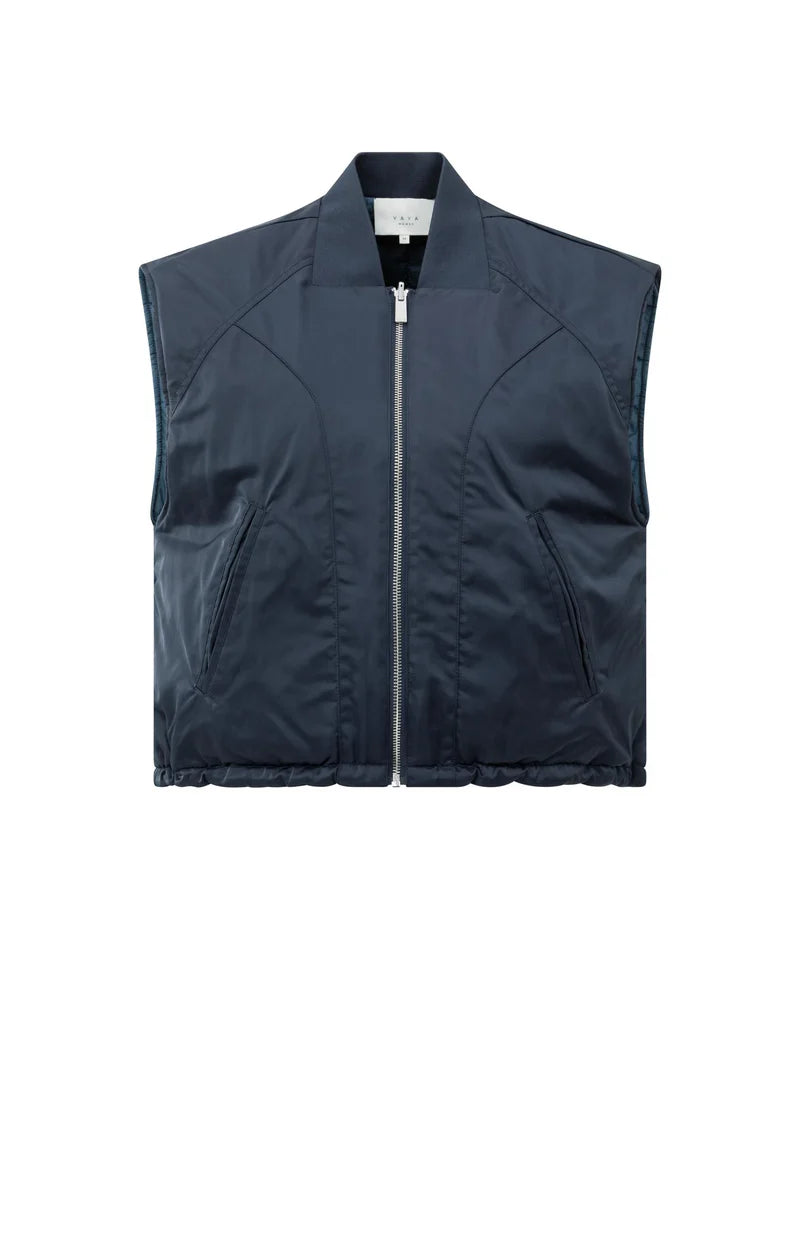 YAYA Reversible Quilted Vest