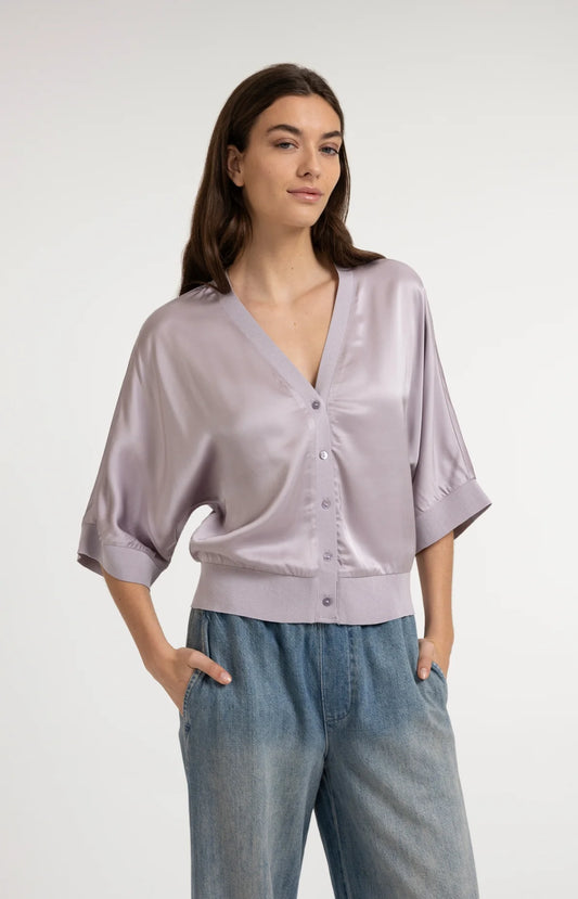 YAYA Satin Top