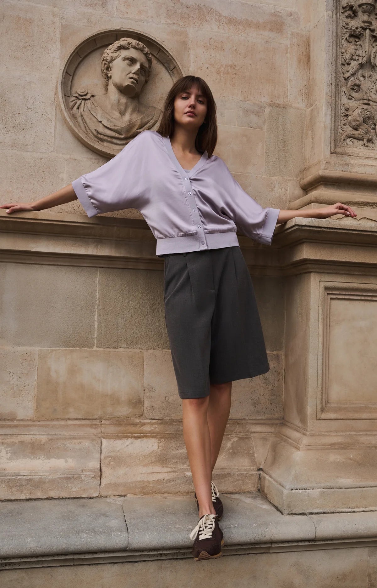 YAYA Satin Top