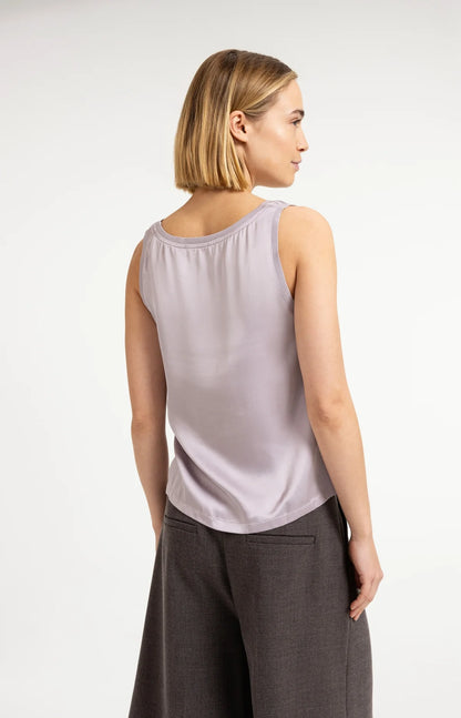 YAYA Satin Tank Top