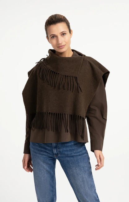 YAYA Scarf Wrap with Fringe