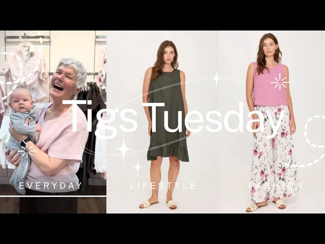 Load video: Tigs Tuesday Youtube video. A highlight of new products at Tigs