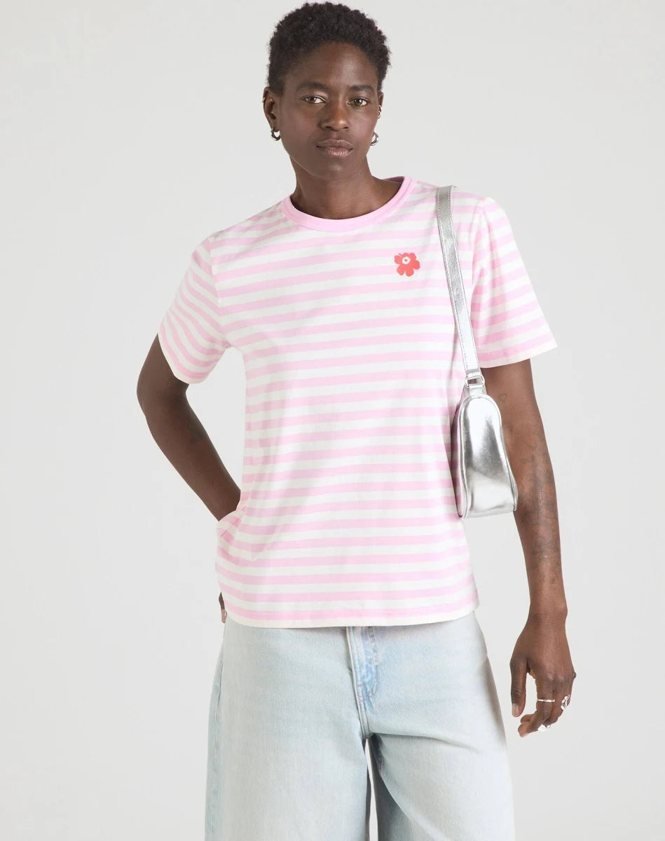 Marimekko Tasaraita Unikko Kioski T-shirt