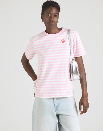 Marimekko Tasaraita Unikko Kioski T-shirt
