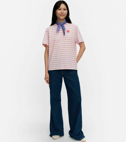 Marimekko Tasaraita Unikko Kioski T-shirt