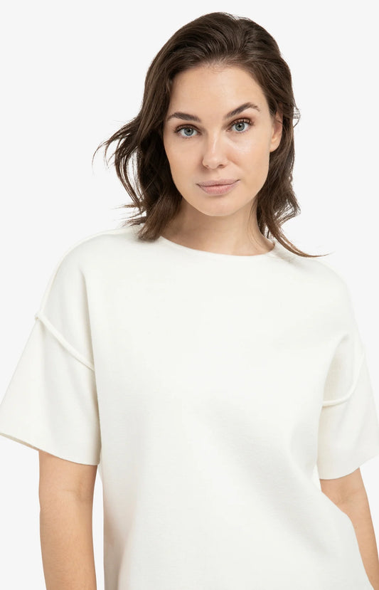 YAYA Short Sleeve Sweater