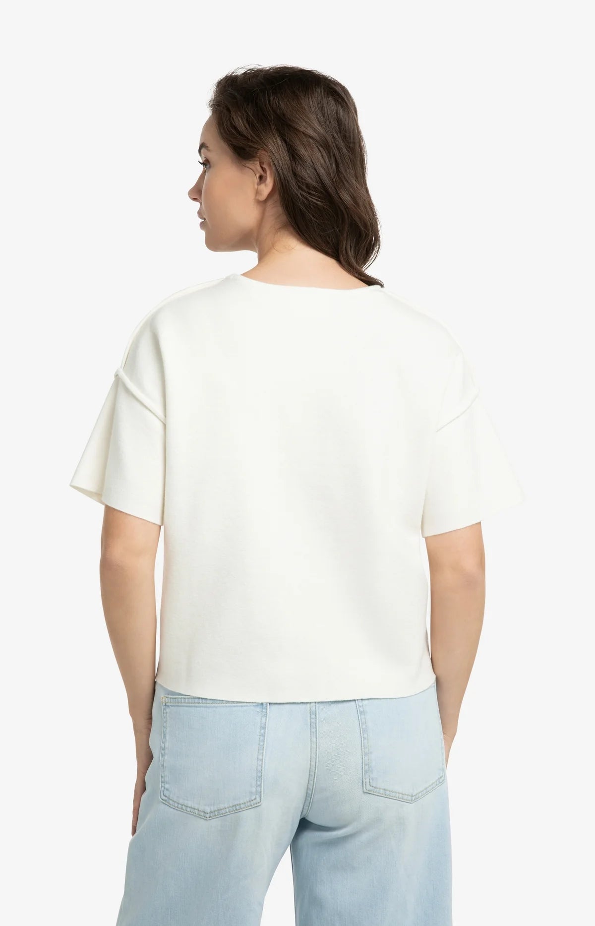 YAYA Short Sleeve Sweater