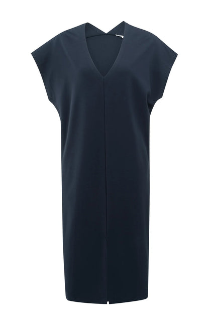YAYA Dress with Double V-neck