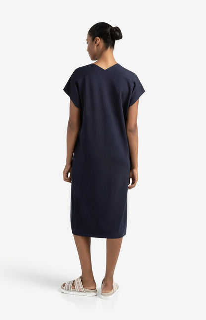 YAYA Dress with Double V-neck