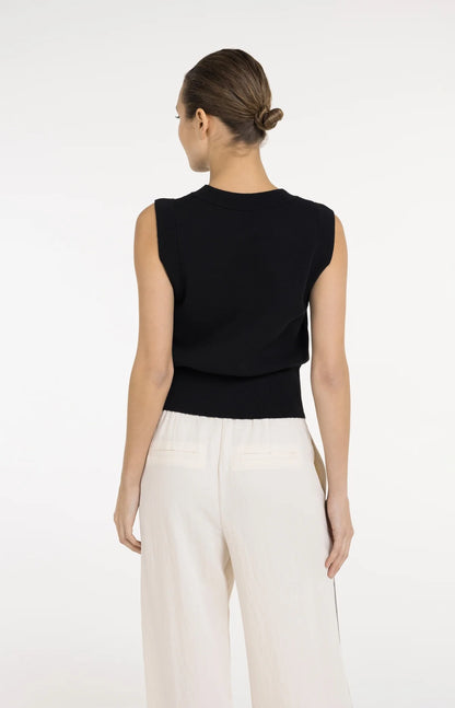 YAYA Sleeveless Cardigan