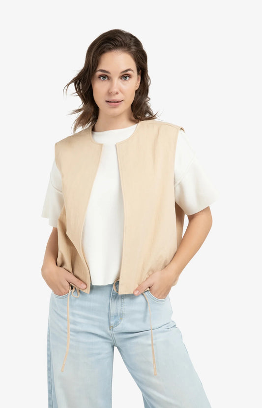 YAYA Oversized Sleeveless Vest