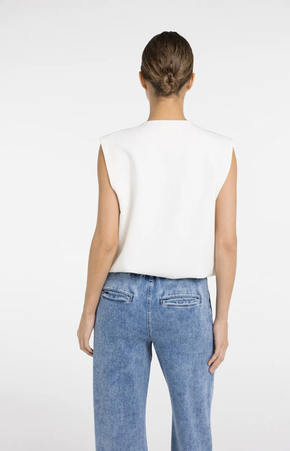 YAYA Sleeveless Zip Jacket